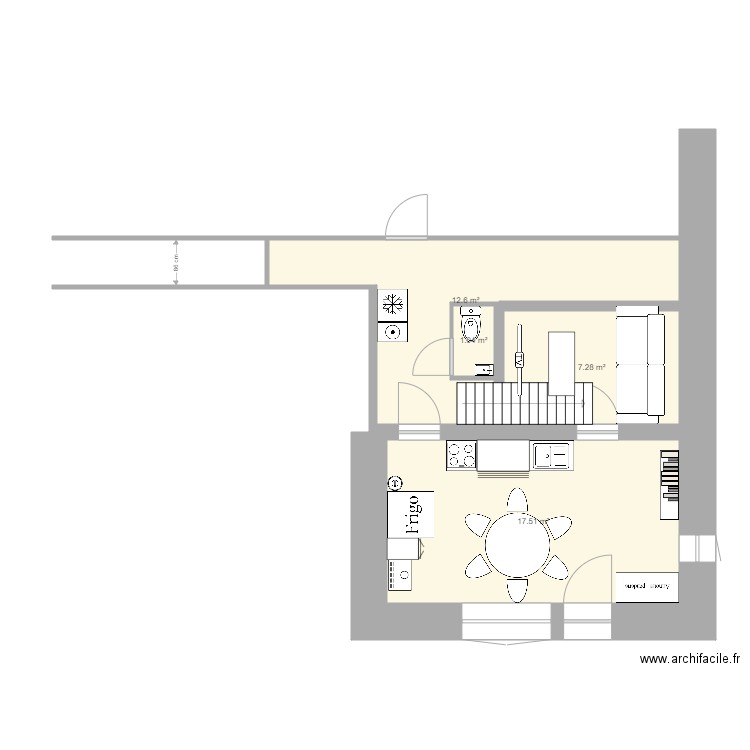 RDCMontceyNousProjet3. Plan de 0 pièce et 0 m2
