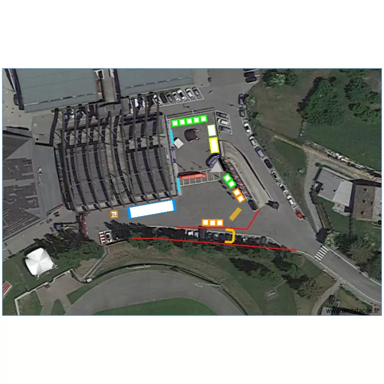 HR23 DOLO Bormio - Retrait des dossards. Plan de 