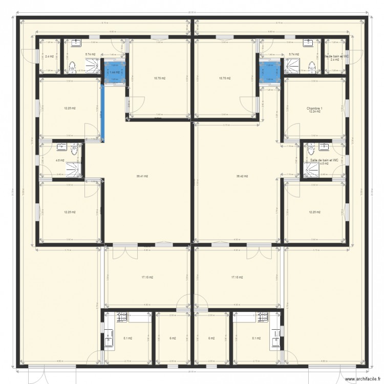 Villa A Louer v20161011 Bis. Plan de 0 pièce et 0 m2