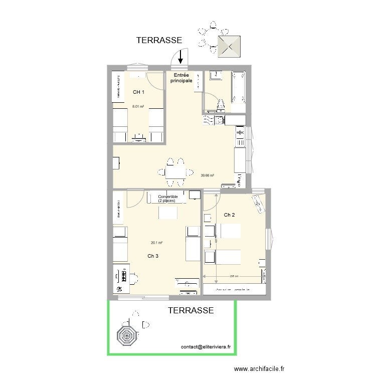 JULIA ANNEX 2. Plan de 0 pièce et 0 m2