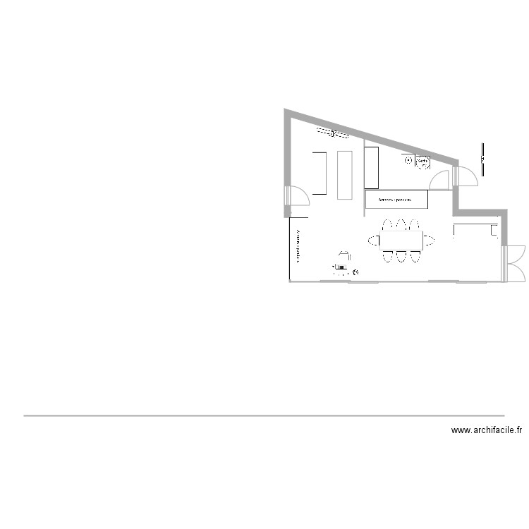 agrandissement. Plan de 0 pièce et 0 m2