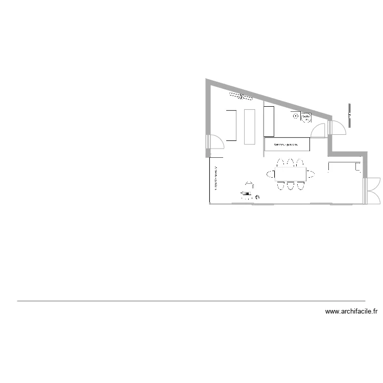 agrandissement. Plan de 