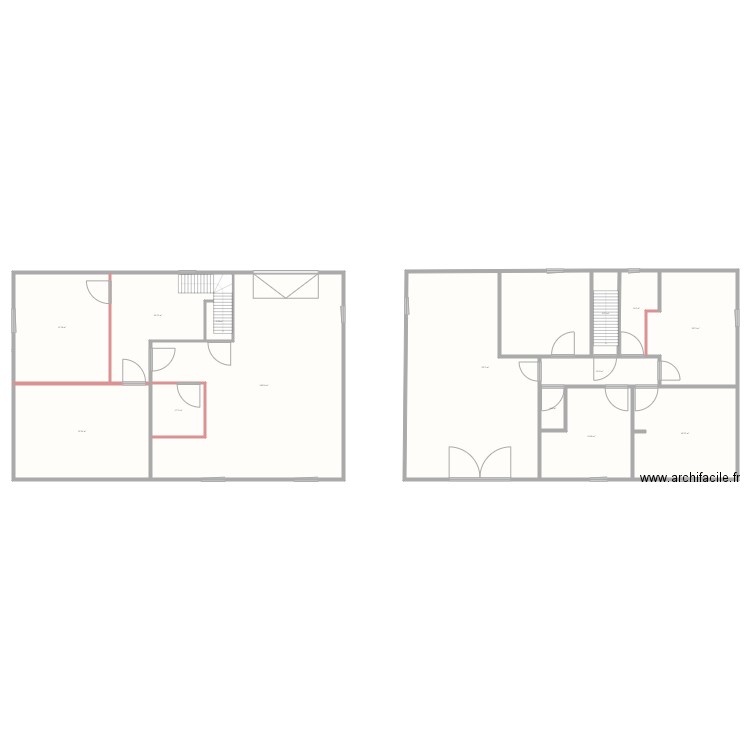 St Bernard base existante. Plan de 0 pièce et 0 m2