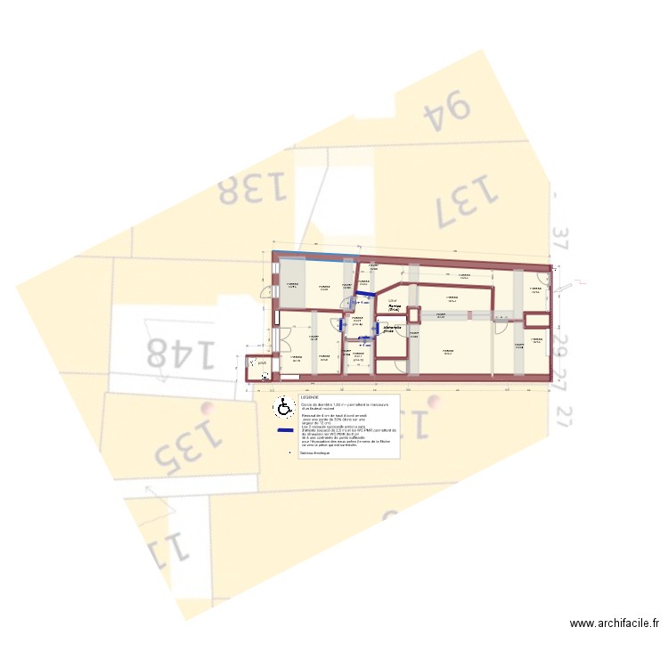 Definitive_vHauteursdef. Plan de 13 pièces et 121 m2