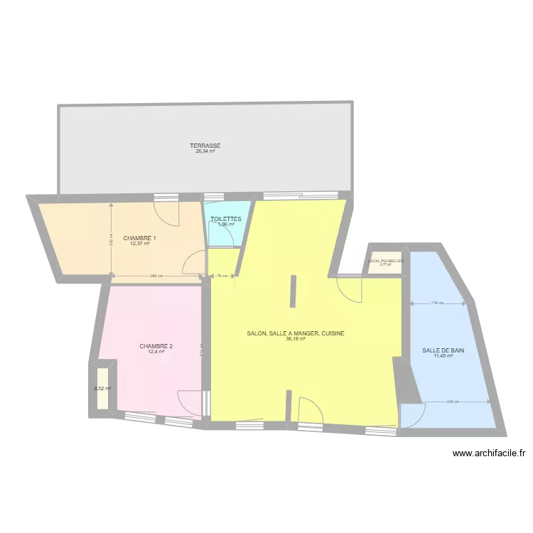 Courtalain 2. Plan de 