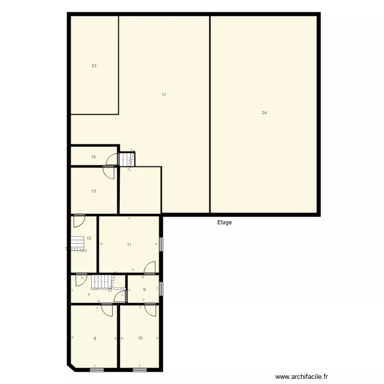 185071 Indivision AUBERT Plomb. Plan de 