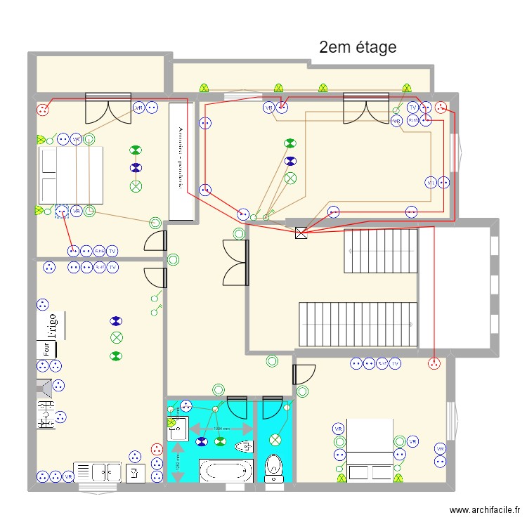 2er et. Plan de 0 pièce et 0 m2