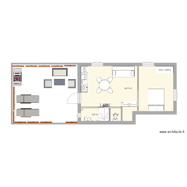 location la Tour. Plan de 0 pièce et 0 m2