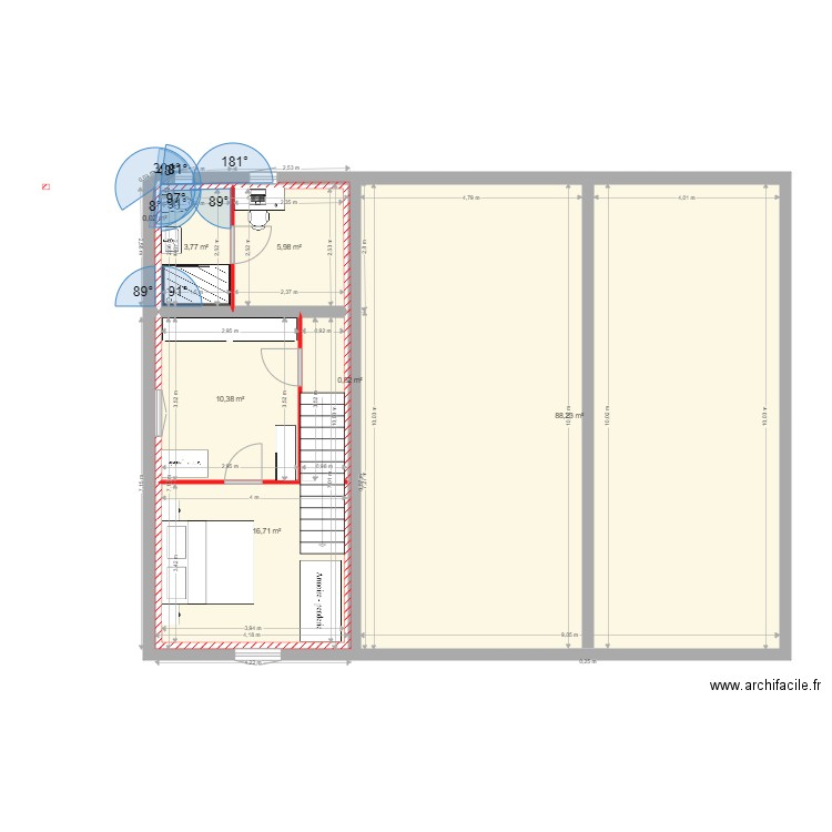 DECROS CROLLET 2. Plan de 7 pièces et 126 m2