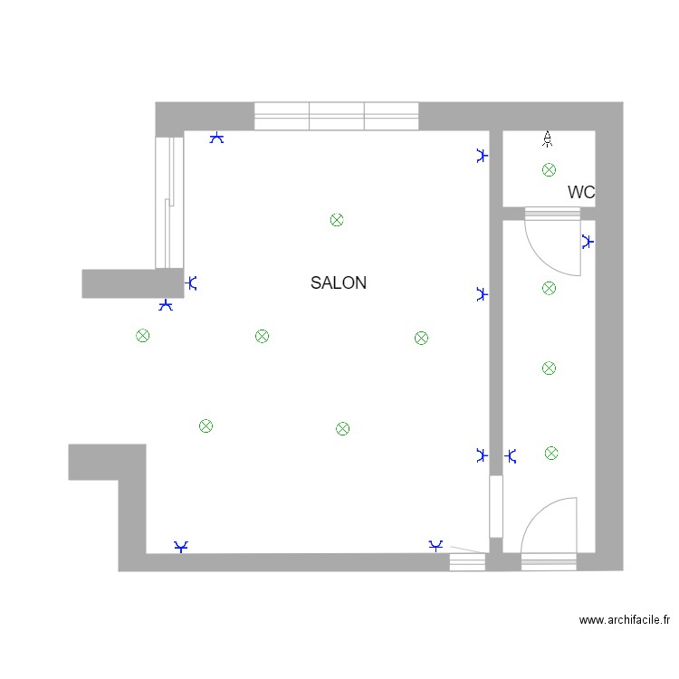 Ereffe salon Electricité. Plan de 0 pièce et 0 m2