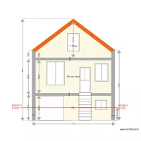 Fa&ccedil;ade devant avant travaux
