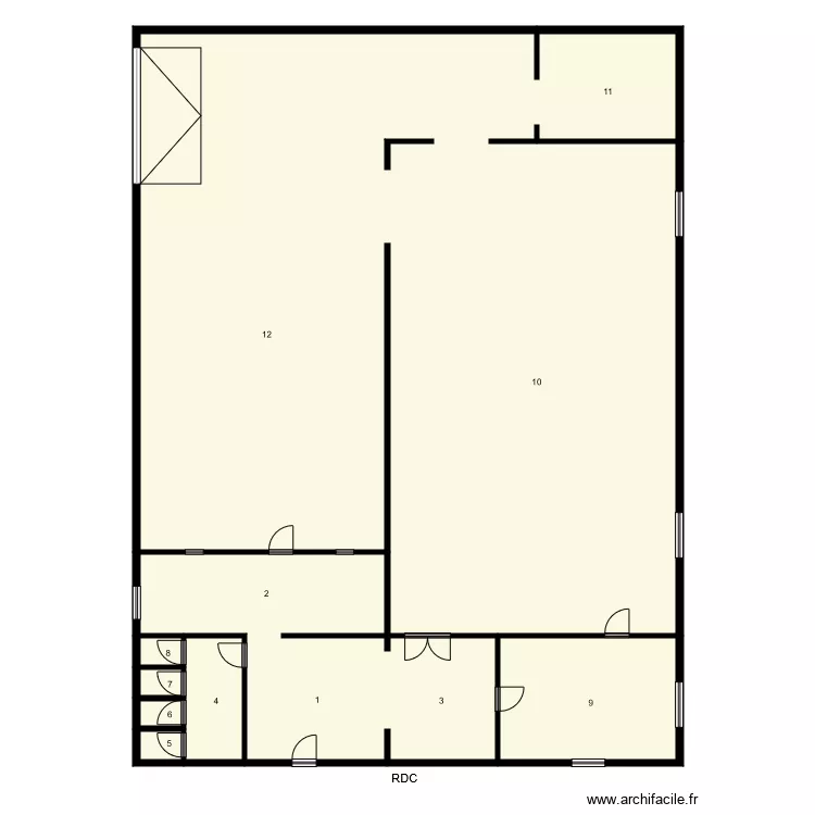 184829 MAIRIE D ANCERVILLE. Plan de 