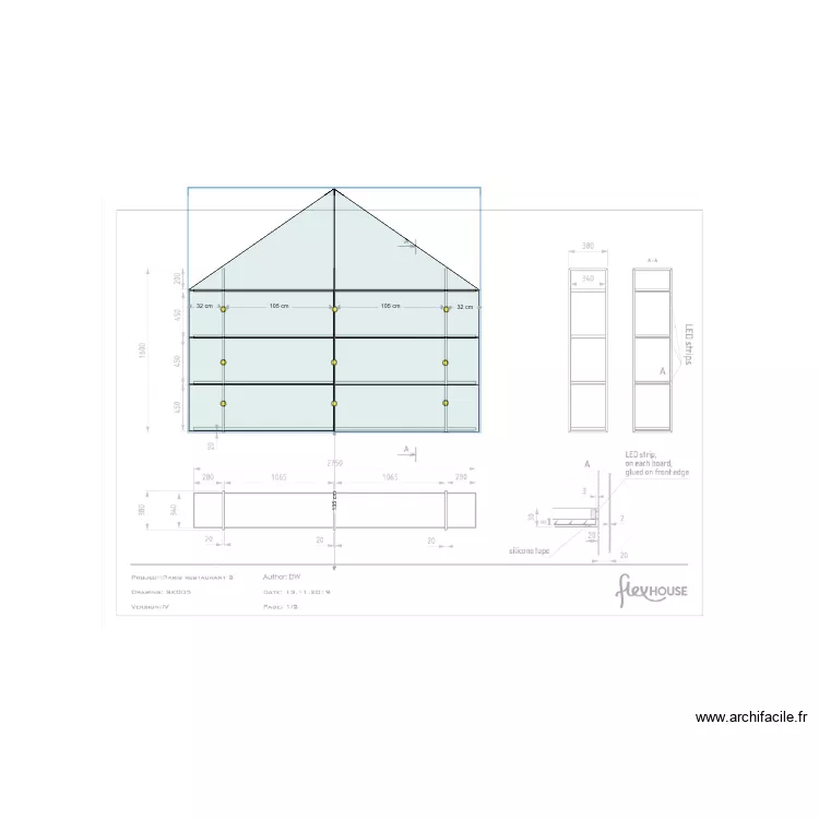 miroir valmy. Plan de 