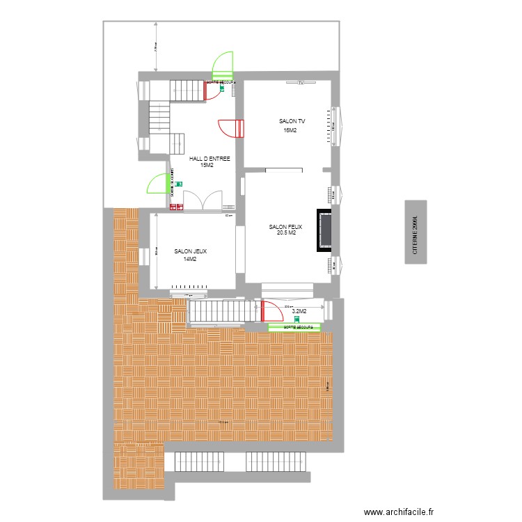 poumay rez ENTIER INCENDIE ET CHAUFFAGE CITERNE2. Plan de 0 pièce et 0 m2