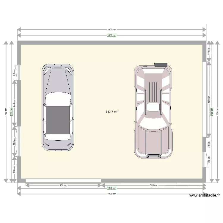 Hangar. Plan de Hangar. Plan de