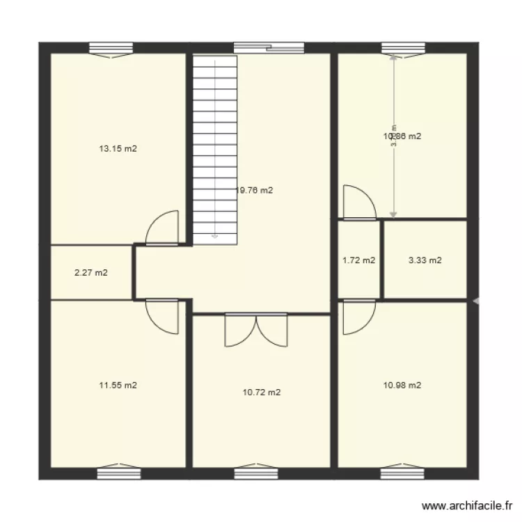 logement Pharmacie BONNAFY. Plan de 