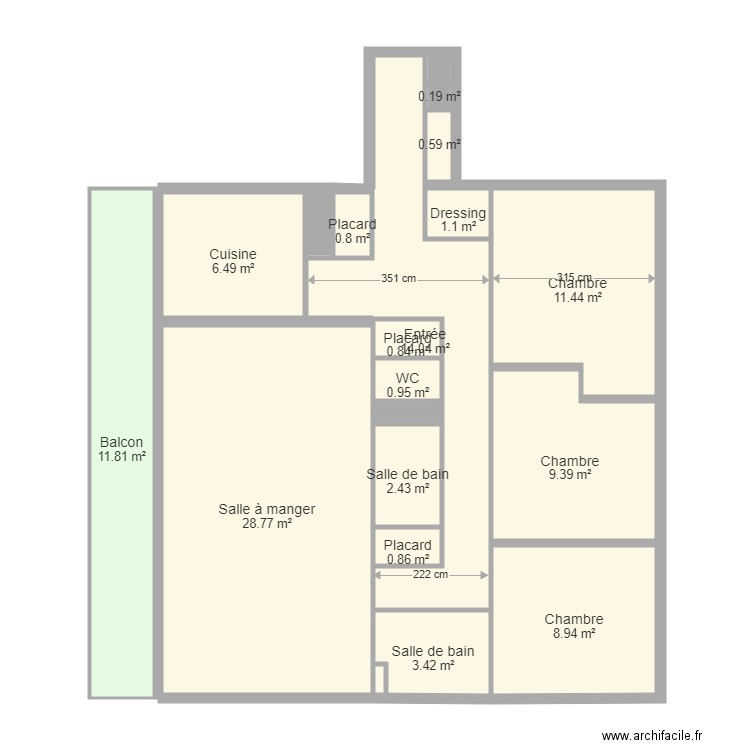 CHAMBAUD. Plan de 0 pièce et 0 m2