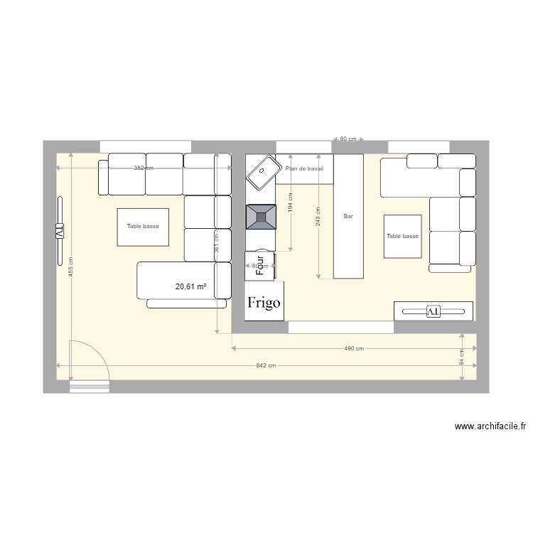 salon2. Plan de 0 pièce et 0 m2