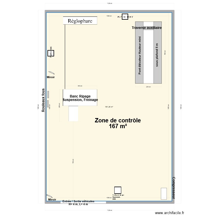 CT VL JEROME. Plan de 1 pièce et 181 m2