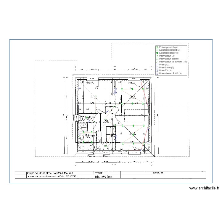 Plan R1 Habassi. Plan de 0 pièce et 0 m2