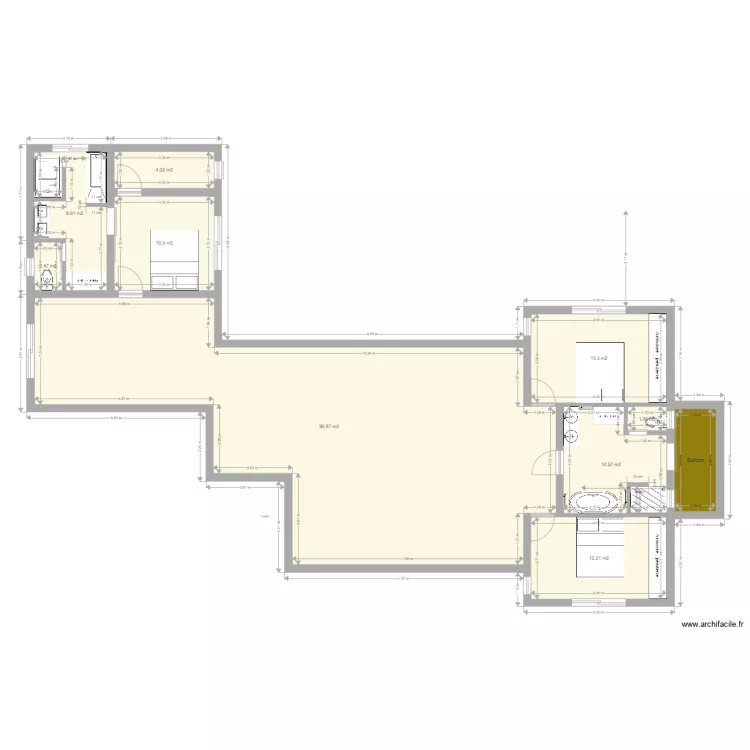 Villa ianja bof1. Plan de 