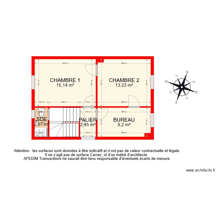 BI 4724 ETAGE 1. Plan de 0 pièce et 0 m2