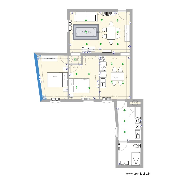 appts n 4. Plan de 0 pièce et 0 m2