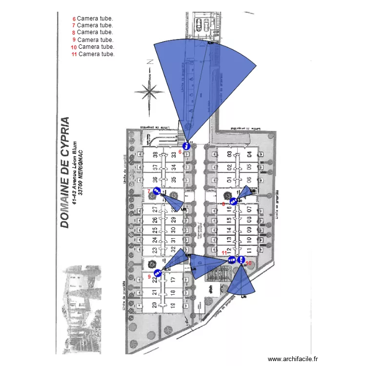 DOLAINE DE CYPRIA RDC. Plan de DOLAINE DE CYPRIA RDC. Plan de