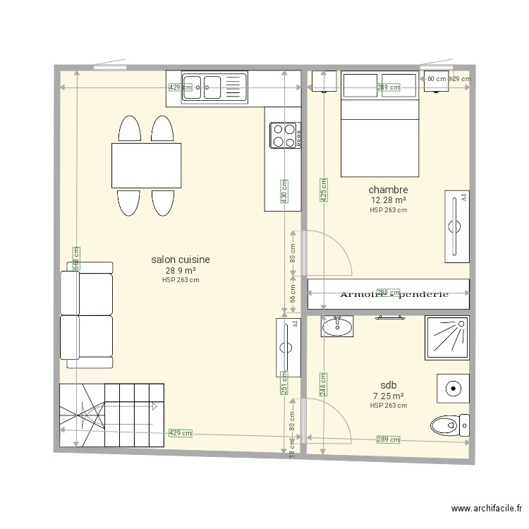 projet 2. Plan de 0 pièce et 0 m2