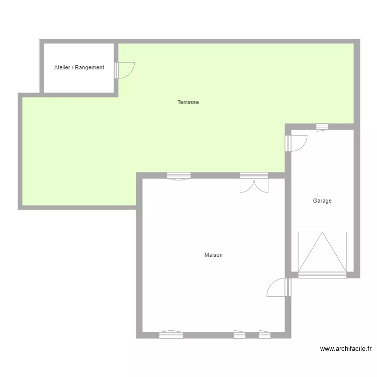 ROBERT TERRAIN. Plan de 