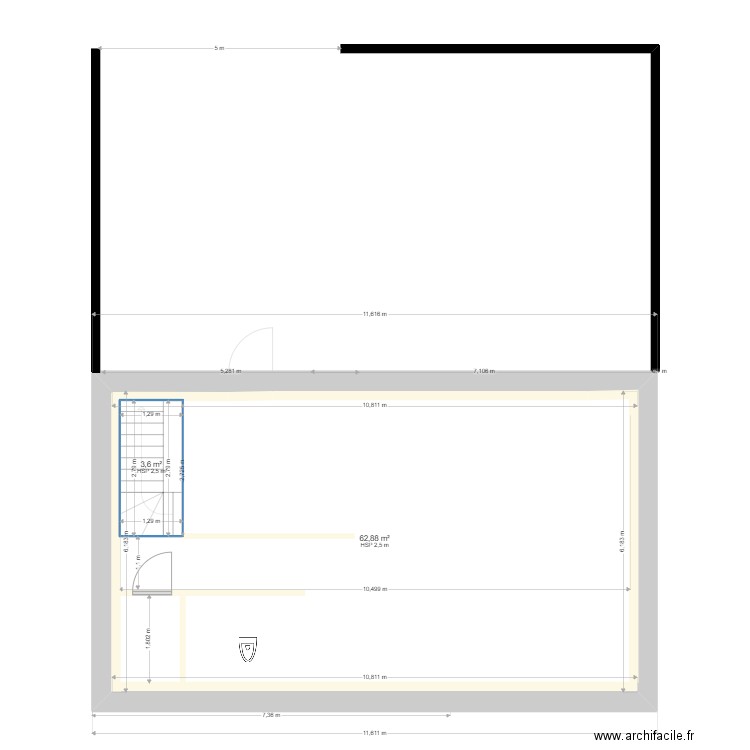 plan maison Maxime 2. Plan de 3 pièces et 137 m2