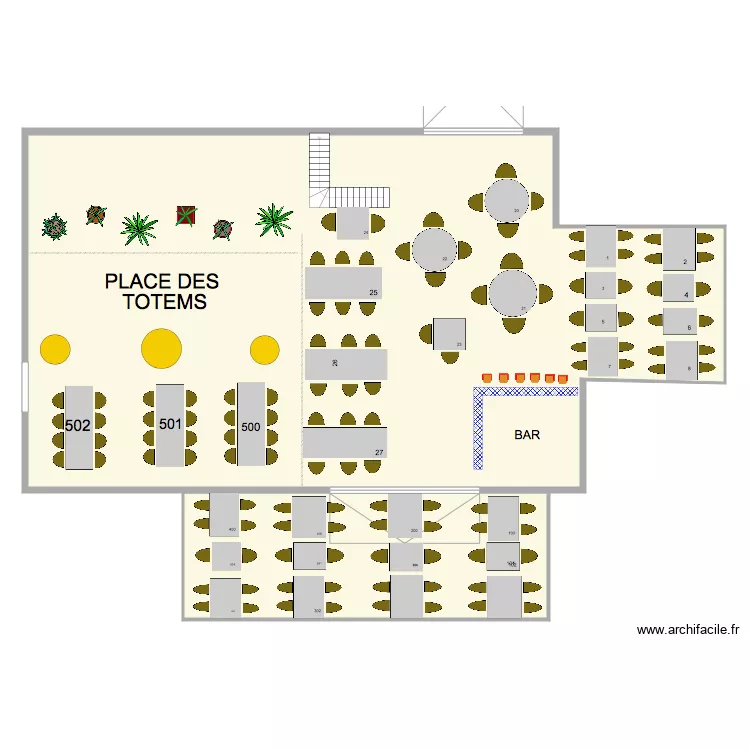 PLAN DE SALLE FINAL. Plan de 