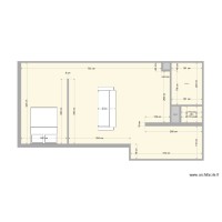 Plan simple V2 sans chambre avec murs