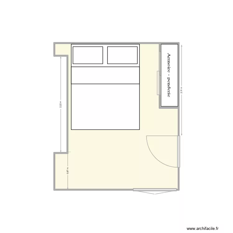 Judyta. Plan de 2 et 9 m² Judyta. Plan de 2 et 9 m²