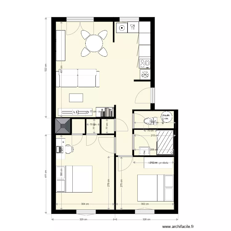 taffo 2 crochardiere v3. Plan de 
