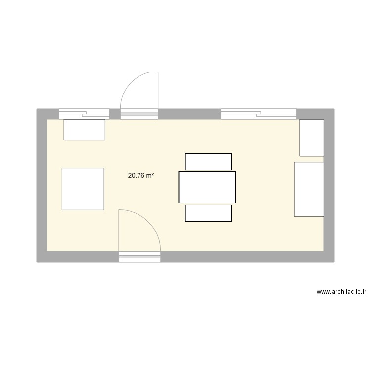 terrasse. Plan de 0 pièce et 0 m2