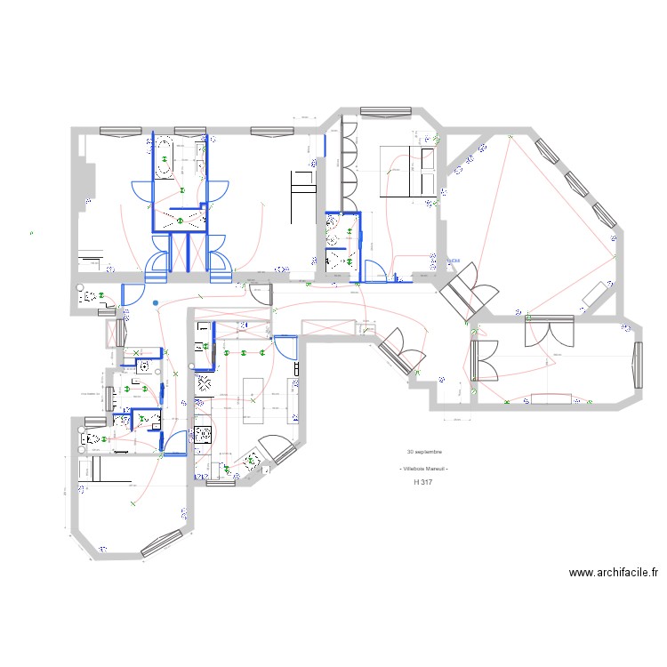 17 eme elec 28 sept. Plan de 0 pièce et 0 m2