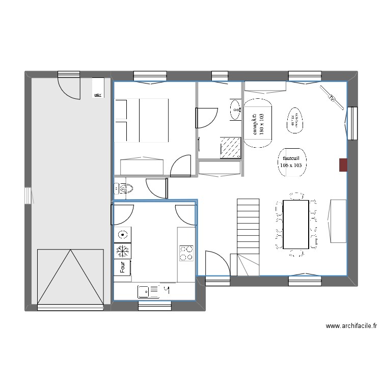 Grèbes 27 - RdC-2. Plan de 0 pièce et 0 m2