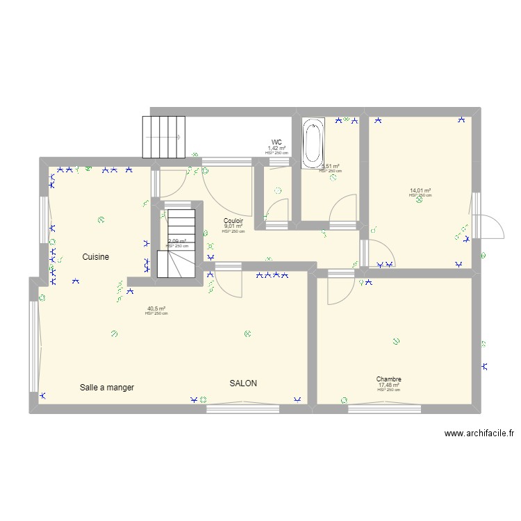 plan electrique. Plan de 0 pièce et 0 m2