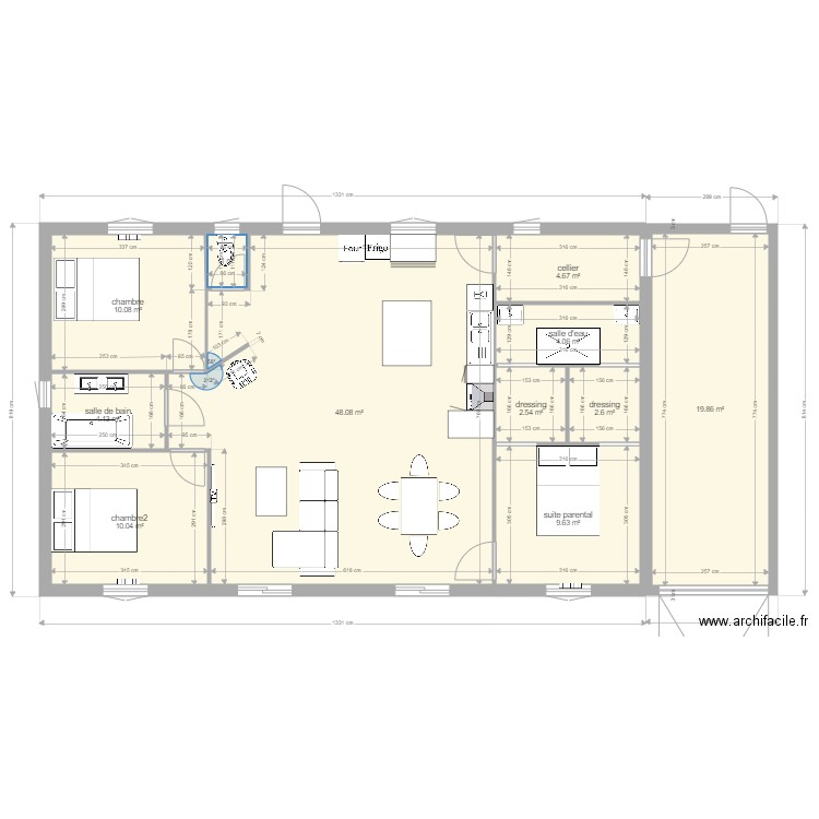 maison 95m2 2eme choix. Plan de 0 pièce et 0 m2