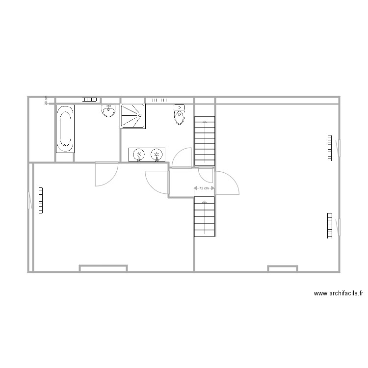 1 pietro 4. Plan de 0 pièce et 0 m2