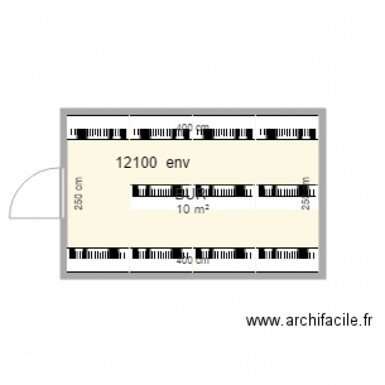 box 10 boomerang. Plan de 0 pièce et 0 m2