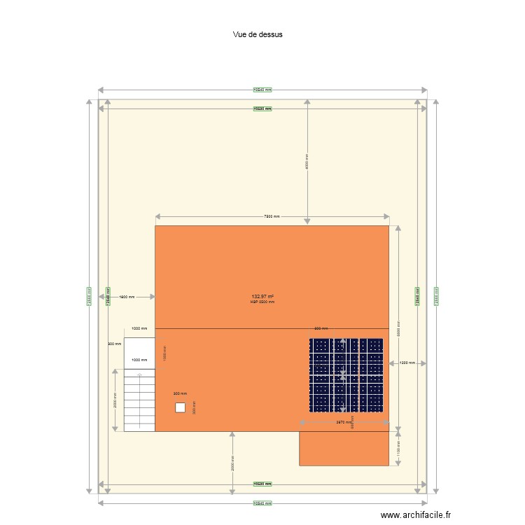 vue de dessus. Plan de 0 pièce et 0 m2