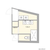 salle de bain et cellier