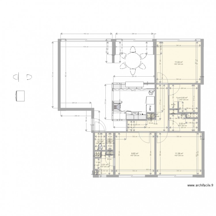 SQ P1. Plan de 0 pièce et 0 m2