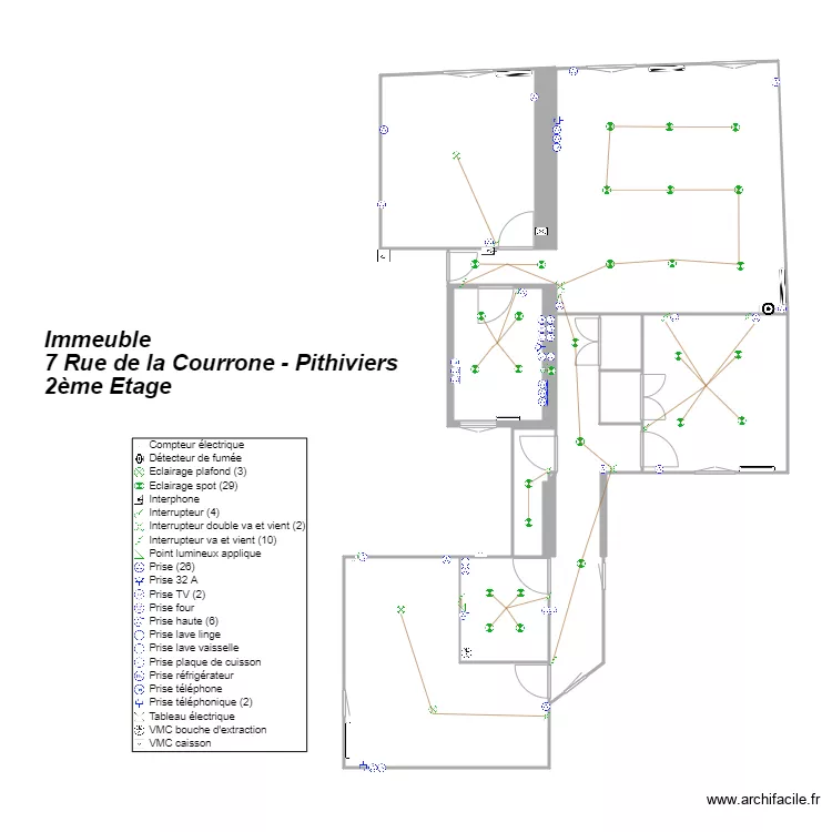 Appartement R2 Pithiviers Elec. Plan de 