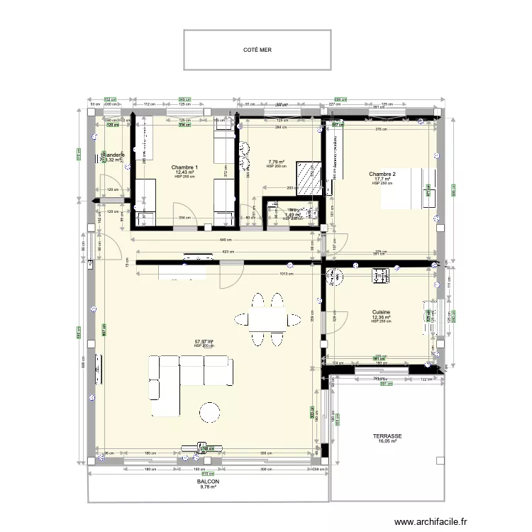 plan maison Alg&eacute;rie. Plan de 