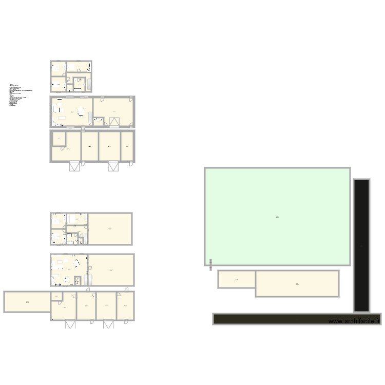 maison. Plan de 0 pièce et 0 m2