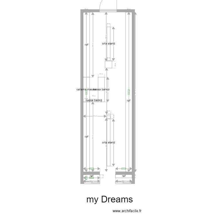 my dream. Plan de 0 pièce et 0 m2