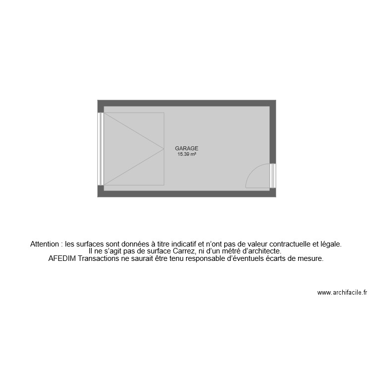 bi 5054 garage. Plan de 0 pièce et 0 m2